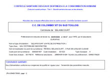 ANALYSE EAU